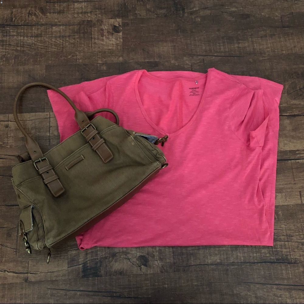 Toad & Co Marley Short Sleeve Knee Dress sz Large